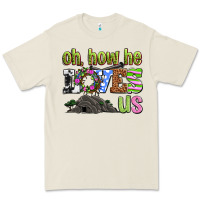 Bone Easter Day Oh he loves us Premium Tee - OliviaCreatesArt