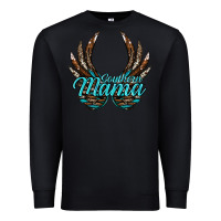 Black Southern Mama Premium Sweatshirt - JahusDesignShop