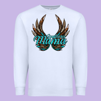 Southern Mama Premium Sweatshirt Designed By Jahusdesignshop