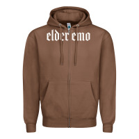 Chestnut elder emo Zipper Hoodie - linhVisuals