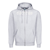 Heather Grey elder emo Zipper Hoodie - linhVisuals