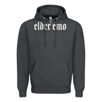 Smoke elder emo Zipper Hoodie - linhVisuals