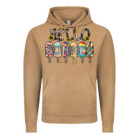 Vintage Camel name vibrant summer greeting with popsicles Vintage Hoodie - CowhideDigitalArt