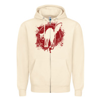 Sandshell Anarchist Black Cat Zipper Hoodie - linhVisuals