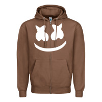 Chestnut mello face Zipper Hoodie - linhVisuals