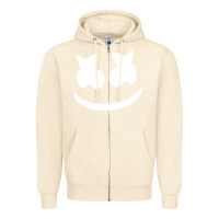 Sandshell mello face Zipper Hoodie - linhVisuals