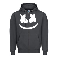 Smoke mello face Zipper Hoodie - linhVisuals