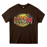 Chocolate Brown autism mom Heavy Core Tee - CowGirlArtShop