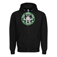 Black nurse needs coffee lover Zipper Hoodie - linhVisuals
