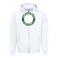 White nurse needs coffee lover Zipper Hoodie - linhVisuals
