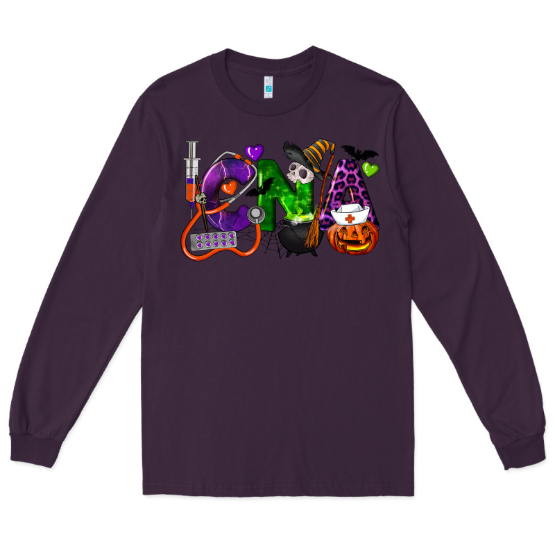 Western Halloween Cna Certified Nursing Assistant Long Sleeve Tee by LillyAllenDesigns | Teevron