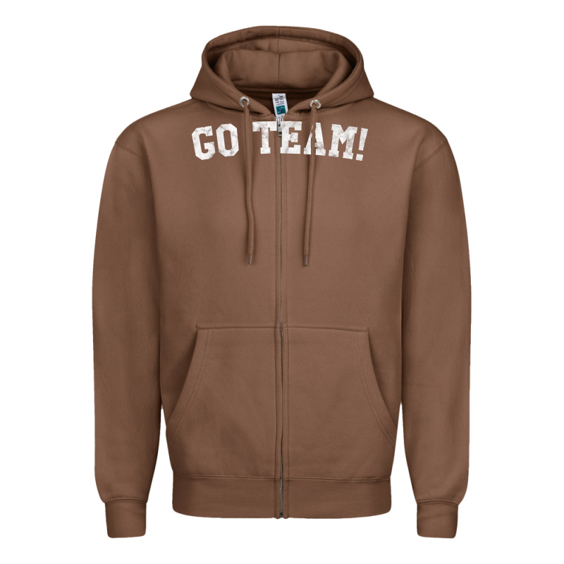 Go Team! Zipper Hoodie by linhVisuals | Teevron