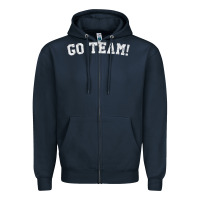 Navy go team! Zipper Hoodie - linhVisuals