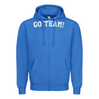 True Royal go team! Zipper Hoodie - linhVisuals