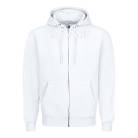 White go team! Zipper Hoodie - linhVisuals