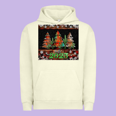 Hello 2023 Urban Hoodie Designed By Jasminsmagicworld