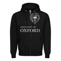 Black university of #oxford Zipper Hoodie - linhVisuals