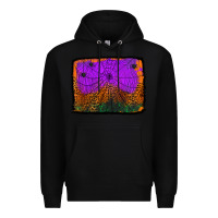 Black halloween spider web background Premium Hoodie - Jasminsmagicworld