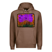 Chestnut halloween spider web background Premium Hoodie - Jasminsmagicworld