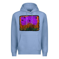 Colony Blue halloween spider web background Premium Hoodie - Jasminsmagicworld
