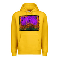 Lemon halloween spider web background Premium Hoodie - Jasminsmagicworld
