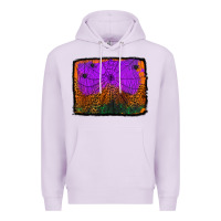 Lilac halloween spider web background Premium Hoodie - Jasminsmagicworld