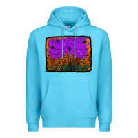 Ocean Blue halloween spider web background Premium Hoodie - Jasminsmagicworld