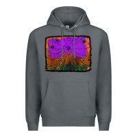 Rock halloween spider web background Premium Hoodie - Jasminsmagicworld