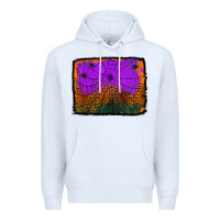 White halloween spider web background Premium Hoodie - Jasminsmagicworld