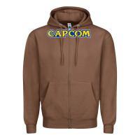 Chestnut capcom Zipper Hoodie - linhVisuals