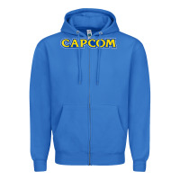 True Royal capcom Zipper Hoodie - linhVisuals