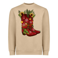 Mushroom Christmas boots Heavyweight Sweatshirt - JahusDesignShop