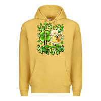 Antique Gold let's get shamrocked Premium Hoodie - Artiststas
