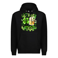 Black let's get shamrocked Premium Hoodie - Artiststas