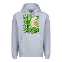 Heather Grey let's get shamrocked Premium Hoodie - Artiststas