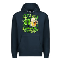 Navy let's get shamrocked Premium Hoodie - Artiststas