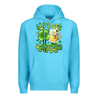 Ocean Blue let's get shamrocked Premium Hoodie - Artiststas