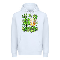 White let's get shamrocked Premium Hoodie - Artiststas