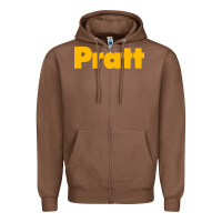 Chestnut pratt institute Zipper Hoodie - linhVisuals