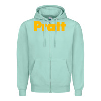 Seafoam pratt institute Zipper Hoodie - linhVisuals