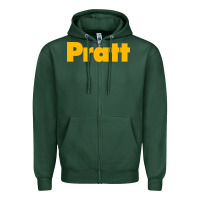 Sports Green pratt institute Zipper Hoodie - linhVisuals