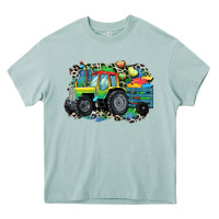 Arona Autism farm tractor Heavy Core Tee - CowGirlArtShop