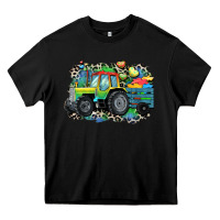 Black Autism farm tractor Heavy Core Tee - CowGirlArtShop
