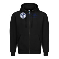 Black cabrini Zipper Hoodie - linhVisuals