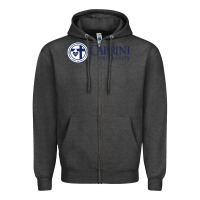 Charcoal Heather cabrini Zipper Hoodie - linhVisuals