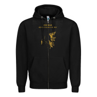 Black jesse malin  music Zipper Hoodie - linhVisuals