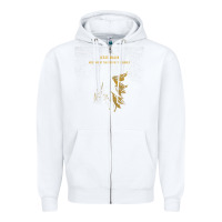 White jesse malin  music Zipper Hoodie - linhVisuals