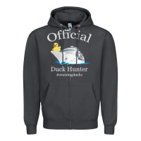 Smoke official duck hunter rubber duck cruisingducks t shirt Zipper Hoodie - linhVisuals