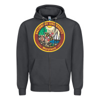 Smoke salisbury university vectorized Zipper Hoodie - linhVisuals
