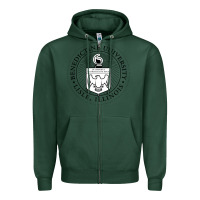 Sports Green Benedictine University Zipper Hoodie - linhVisuals